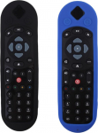 Silikoonist nahakate Remote Sky Q Touch ja Non-Touch Sky Glass ja Stream jaoks, libisemiskindel kaitsekate koos kaotamisvastase paelaga (2 Pack)