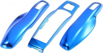 Unifizz Blue Key Protector Auto Remote Key Cover Key Fob Key Fob Plastic Case Cover Housing Set for Porsche Cayenne Panamera Macan