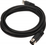 Tbest M kaabel, DIN 4-pin helikaabel, DIN 4-pin helikaabel, heli A-kaabel, DIN 4-pin M kuni M kaablijuhe, Harn, DIN heli A-kaabel digitaalsete seadmete, iluinstrumentide jaoks, 9,8 jalga