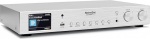 TechniSat DIGITRADIO 143 (V3) - Hi-Fi-tuuner Interneti-raadio (DAB+ digitaalne raadio, Bluetooth Audio Streaming, Spotify Connect, viskoantenn, kaugjuhtimispult, laius 43,5 cm) Silver