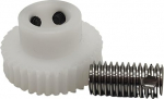 Pinion Gear 1 Piece Worm Gear Set 1:60 Speed Ratio, 0,8 moodul, 60 hammast, POM Worm Gear, 0,8 m Worm Rod v&otilde;lli, p&auml;rip&auml;eva &uuml;lekandemehhanism (1