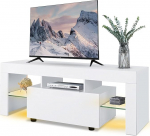 TV UnitModern TV kabinet meelelahutuse Stand LED Strip Remote Control Home Decor