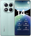 Xiaomi Redmi Note 14 Pro 5G nutitelefon, 8+256GB, roheline, 200MP professionaalne AI-kaamera, IP68, 45W turbolaadimine 5110mAh akuga, AI-funktsioonid (laadijat ei ole kaasas), 2 aastat