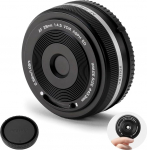 VILTROX 28 mm F4.5 FE, 28 mm f/4.5 Pancake Full Frame Lens for Sony E-Mount, Autofocus Wide Angle Lens for Sony E-Mount Cameras A7II A7II A7RIII A7IV A7RIV A9 A1 FX3 A7RV ZVE1 A7CR A7CII