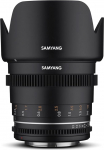 Samyang Tavaline Cine- ja videoobjektiiv MF 50 mm T1.5 VDSLR MK2 - Sony E Mountiga &uuml;hilduv heledat T1.5, 50 mm fikseeritud fookuskaugusega, fookuse j&auml;lgimise ketaste t&auml;iskaader ja APS-C, 8K eraldusv&otilde;ime
