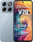ZTE Blade V70-4G nutitelefon - Dual SIM - RAM 8 GB/sisene m&auml;lu 256 GB - microSD-pesa - 6,7 tolline - 1600 x 720 pikslit (120 Hz) - kolmekordne kaamera 108 MP, 2 MP - esikaamera 16 MP - Stardust Grey - Stardust Hall