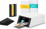 Liene PixCut S1 All-in-One Photo Printer, Sticker Printer and Cutting Machine, Multifunctional Printer and Sticker Printer for Scrapbook and DIY Projects, 300 DPI Dye Sublimation