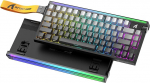 ATTACK SHARK R85 HE 8000Hz Rapid Trigger klaviatuur, 0,005 mm RT t&auml;psus, juhtmega 75% m&auml;nguklaviatuur, Hall magnetl&uuml;liti, RGB valguskast, reguleeritav k&auml;ivitamine, Snap Tap, hall gradient
