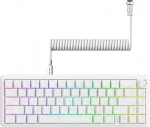 ATTACK SHARK X65PRO HE Rapid Trigger Keyboard, magnetiline m&auml;nguklaviatuur, magnetiline l&uuml;liti, kolmerežiim, 0,01 mm RT t&auml;psus, 0,125 ms latentsus, 8K Polling Rate, 128K Scan Rate, Dye-sub PBT klahvikate