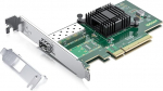 10Gb Ethernet v&otilde;rguadapterkaart - Intel 82599ES kontroller X520-DA1 v&otilde;rguliidese kaart (NIC) PCI Express X8, &uuml;he SFP+ pordi kiudoptiline serveradapter