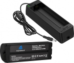 Homesuit NB-CP2L aku 2000 mAh ja LED-laadija adapter Canon NB-CP1L CP2L Canon fotoprinteri Selphy CP1500, CP1300, CP1200, CP910, CP900, CP820, CP810, CP800, CP520, CP510, CP500, CP100 jaoks.
