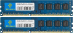 Rasalas PC3-10600 DDR3 1333 16GB komplekt (2x8GB) DDR3 1333MHz 2Rx8 PC3 10600U 8GB m&auml;lumoodul 240 Pin 1.5V CL9 lauaarvuti m&auml;lu RAM