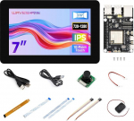 Waveshare ESP32-P4 moodul DEV-KIT-B, ESP32-P4 moodul, suure j&otilde;udlusega arendusplaat, p&otilde;hineb ESP32-P4 ja ESP32-C6, toetab Wi-Fi 6 ja BT5/BLE, koos k&otilde;lariga ja RPi kaameraga (B) ja 7-tollise DSI puuteekraaniga.