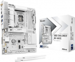 ASRock B860 Challenger WiFi White emaplaat LGA1851 ATX DDR5 kuni 256GB WiFi 7 2.5G LAN