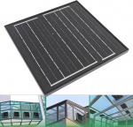 Aramox 8 W Solar-Dachventilator, Solar-Dachboden-Abluftventilator, Solarbetriebener Dachboden-Ventilator mit Wasserdichtem, B&uuml;rstenlosem IP68-Gleichstrommotor f&uuml;r Dac