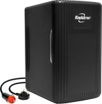 Koolatron Retro Mini K&uuml;hlschrank 6L 8 Dosen kleiner k&uuml;hlschrank f&uuml;r Schlafzimmer Hautpflege beauty-minik&uuml;hlschrank Lebensmittel Getr&auml;nke Kosmetik Kinder Zuhause Auto & Reisen 12V K&uuml;hler/W&auml;rmer Schwarz