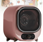 Kaasaskantav kondensaatorkuivati, v&auml;ike, 5 kg mahutavus, kompaktne tsentrifuug, ventileeritav kuivatamine, 0,8 kg koormus, ventileeritav trummelkuivati v&auml;ikestele pesuartiklitele (roosa)