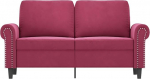 Kangmusi kangmusi359523 2-istmeline diivan 120 cm Velvet Wine Red