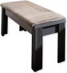 Stella Trading Jasmin pink pruun, grafiit, nahast s&ouml;&ouml;gitoa pink elutoa ja s&ouml;&ouml;gitoa jaoks maal&auml;hedases stiilis, 126 x 48 x 41 cm (B x K x S)