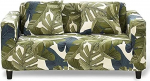 MIDODO Printed Sofa Cover Stretch Sofa Cover Patterned Loveseat Slipcovers for 2 Seater Cushion Couch Love Seat Set FB (2 Seater/Loveseat)