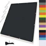 Markiisikangas, r&otilde;du varikatuse k&ouml;iega, markiis veekindel koos aasadega, p&auml;ikesekaitse tuulekaitse terrassile, 95% UV kaitse aedadele, telkimisele ja vaba aja veetmisele, antratsiit, 2,5 x 4 m.