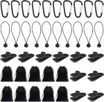 XJJAUGKLY 40 Gazebo raskused karabiinidega + klambrid Tuulekindlad hantlikotid Gazebo, jalgade, telkide, laudlinade, patio varjualuse, batuudi kinnitamiseks