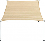 P&auml;ikesevarju purje ristk&uuml;likukujuline v&auml;litingimustes Pergola Cover UV Block 5x8ft, beež