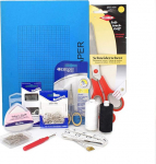 Artway - Fashion & Textile Craft Starter Kit - koos r&auml;tsepak&auml;&auml;ride, r&auml;tsepakriidi, n&otilde;elte ja muuga, 2302256, valge