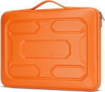 DOMISO 14-tolline s&uuml;learvuti kott veekindel kaitsev s&uuml;learvuti &uuml;mbris p&otilde;rutuskindel s&uuml;learvuti &uuml;mbris 14-tollisele ThinkPad E480/Yoga 920/13,5-tollisele Microsoft Surface Book/HP Pavilion 14 Stream 14, oranž