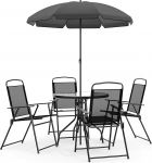 Flash Furniture klapptool 79 x 79 x 71 cm Must