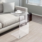 Acrylic Side Tables, Living Room Coffee Table Acrylic Side Table Kitchen Balcony Coffee Table / Bedside Table for Living Room Bed Room Office, Small Side Table Sofa, Modern Style ( Colour : D , Size :