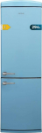 Cecotec K&uuml;hlschrank Kombi 2 T&uuml;ren Retro 294 L Bolero CoolMarket Kombi Origin 294 Blue E H&ouml;he 190 cm 60 Breite Total No Frost, Multi Cooling, Ultra Fresh, Convertible Box, Blau