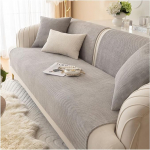Diivan Slipcover 1/2/3/4 Seater Universal Non-Slip L Shape Couch Cover Corn Fleece kangast m&ouml;&ouml;bli kaitsja Diivan Cover elutuppa (Hall, 90x160cm)