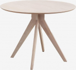 SKLUM Sekiz &Uuml;mmargune puidust s&ouml;&ouml;gilaud l&auml;bim&otilde;&otilde;t 100 cm Pruun saarepuu