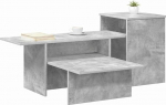 Konsolentisch Beistelltisch 91,5 x 35 x 38,5 cm, Schmaler Sofatisch aus Holzwerkstoff, Flurtisch mit Stauraum f&uuml;r Wohnzimmer, Eingangsbereich