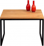 Sina kohvilaud, Wild Oak, raam matt must, 60 x 43 x 60 cm v&otilde;i 110 x 43 x 60 cm, hoiulaud, k&otilde;rvallaud, elutoa laua suurus 60 x 43 x 60 cm