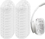 &Uuml;hekordsed k&otilde;rvaklappide katted, 200 tk, valge, elastne ja veniv, h&uuml;gieeniline kaitse&uuml;mbris k&otilde;rvaklappidele (8-13 cm), ideaalne kodus, spordis ja kontoris kasutamiseks.