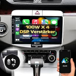 DYNAVIN autoraadio navigatsioonis&uuml;steem 1-tolline OEM-raadio Bluetoothiga, DAB+ valmis, &uuml;hildub Carplay ja Android Cariga