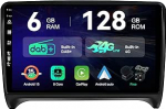[6G+128G | Eingebaut DAB+ 4G] - MSD Autoradio f&uuml;r Audi TT (2006-2011) | Android 15 GPS Navi Radio | CarPlay Android Auto Lenkradsteuerung Dual-Band WiFi DSP | Cam&eacute;ra MIC | Octa-Core 2 Din 9 Zoll