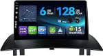 [6G + 128G, Octa-Core] - MSD Autoradio Renault Megane II (2002-2008) | Android 15 GPS navigatsiooniradio | CarPlay Android auto roolijuhtimine Dual Band WiFi DSP DAB | Tagurduskaamera MIC |