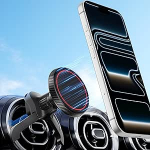 MagSafe autokinnitus Mercedes Benz A/B/C/E/V/G klassile ja Audi A1/A3/A3 [&uuml;mmargune &otilde;huava], tugev N54 magnetiline telefonihoidik iPhone 17, 16, 15, 14, 13, 12 jaoks.