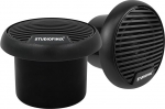 STUDIOFINIX 3-tollised veekindlad merek&otilde;larid mootorratta, paadi, k&uuml;mblust&uuml;nni, ATV, UTV, golfik&auml;ru jaoks - t&auml;isulatuslik helis&uuml;steem 140W v&otilde;imsusega (paar) (must)