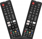 2er-Pack: Ersatz-Fernbedienung f&uuml;r Samsung (BN59-01315B) - Universal-Smart-TV-Fernbedienung f&uuml;r Samsung kompatibel mit allen QLED/LED/4K UHD HDR Smart-TVs 2024-2017 Modelle, inklusive Netflix