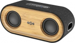 House of Marley Get Together 2 Mini: Kaasaskantav k&otilde;lar juhtmevaba Bluetooth-&uuml;hendusega, 15 tundi m&auml;nguaega ja j&auml;tkusuutlikud materjalid, must allkiri