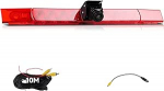 Hodozzy Universal High Mount pidurivalgustuse tagurduskaamera, 720P AHD / CVBS koos parkimisassistentide ja &ouml;ise n&auml;gemisega, IP67 veekindel tasase pinnaga s&otilde;idukitele, sisaldab juhtmekomplekti