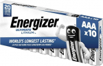 Energizer Ultimate Lithium LR03 1.5V AAA patarei 10 kaupa &uuml;ksikpakendis