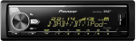 Pioneer MVH-X580DAB-AN Bluetooth Black autovastuv&otilde;tja MVH-X580DAB-AN, must, 1 DIN, 4.0 kanalit, 50 W, MOSFET, AAC,FLAC,MP3,WAV,WMA