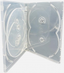 Vision Media - 6 Way Multi Super Clear DVD/CD &uuml;mbris (10tk) 14mm spine