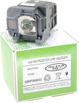 Alda PQ Premium, projektorilamp / asenduslamp &uuml;hildub EPSON EB-1940W, EB-1945W, EB-1950, EB-1955, EB-1960, EB-1965, EB-1930 projektoritega, Alda PQ lamp koos korpusega / hoidikuga.
