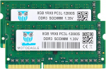 16GB 1RX8 PC3L-12800S RAM, 16GB Kit (2x8GB) DDR3L-1600 SODIMM PC3L-12800 DDR3 1600MHz 1Rx8 1.35V Dual Rank RAM for Laptop 204 Pin CL11